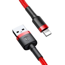 Baseus Lightning Cafule Cable 2A, 3m Red / Black (CALKLF-R09) Baseus Lightning Cafule Cable 2A, 3m Red / Black (CALKLF-R09)