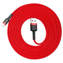 Baseus Lightning Cafule Cable 2A, 3m Red / Black (CALKLF-R09) Baseus Lightning Cafule Cable 2A, 3m Red / Black (CALKLF-R09)