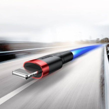 Baseus Lightning Cafule Cable 2A, 3m Red / Black (CALKLF-R09) Baseus Lightning Cafule Cable 2A, 3m Red / Black (CALKLF-R09)