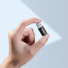 Baseus Converter Ingenuity Series Mini OTG Adaptor USB-A 3.1 Male to Type-C Female Black (ZJJQ000101)