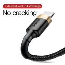 Baseus Lightning Cafule Cable 2A, 3m Gold / Black (CALKLF-RV1) Baseus Lightning Cafule Cable 2A, 3m Gold / Black (CALKLF-RV1)