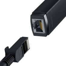 Baseus Network Adapter Lite Series Ethernet Adapter USB-A to RJ45 LAN Port (100Mbps) Black (WKQX000001) Baseus Network Adapter Lite Series Ethernet Adapter USB-A to RJ45 LAN Port (100Mbps) Black (WKQX000001)