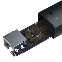 Baseus Network Adapter Lite Series Ethernet Adapter USB-A to RJ45 LAN Port (100Mbps) Black (WKQX000001) Baseus Network Adapter Lite Series Ethernet Adapter USB-A to RJ45 LAN Port (100Mbps) Black (WKQX000001)