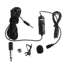 BOYA Microphone Wired, Omni Directional polar pattern Lavalier, High quality sound, Work with cameras, smartphones and c BOYA Microphone Wired, Omni Directional polar pattern Lavalier, High quality sound, Work with cameras, smartphones and c