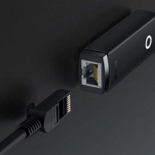 Baseus Network Adapter Lite Series Ethernet Adapter USB-A to RJ45 LAN Port (100Mbps) Black (WKQX000001) Baseus Network Adapter Lite Series Ethernet Adapter USB-A to RJ45 LAN Port (100Mbps) Black (WKQX000001)