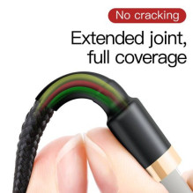 Baseus Lightning Cafule Cable 2A, 3m Gold / Black (CALKLF-RV1) Baseus Lightning Cafule Cable 2A, 3m Gold / Black (CALKLF-RV1)