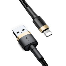 Baseus Lightning Cafule Cable 2A, 3m Gold / Black (CALKLF-RV1) Baseus Lightning Cafule Cable 2A, 3m Gold / Black (CALKLF-RV1)