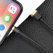 Baseus Lightning Cafule Cable 2A, 3m Gold / Black (CALKLF-RV1) Baseus Lightning Cafule Cable 2A, 3m Gold / Black (CALKLF-RV1)