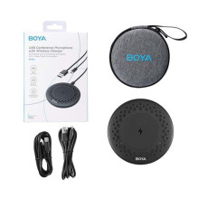 BOYA Microphone Wireless Blobby Omnidirectional Conference Black EU BOYA Microphone Wireless Blobby Omnidirectional Conference Black EU