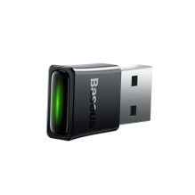 Baseus HUB BA07 Bluetooth USB Adapter BT 5.3, with LED indicator, 20m range, Black (ZJBA010001)