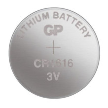 GP Battery (CR1616) Lithium coin, CR1616-7U5 (5 batteries / blister) 3V GP Battery (CR1616) Lithium coin, CR1616-7U5 (5 batteries / blister) 3V