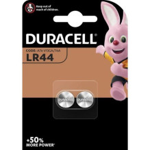 DURACELL Battery (LR44) Button Alkaline (2 battery / blister) 1.55V