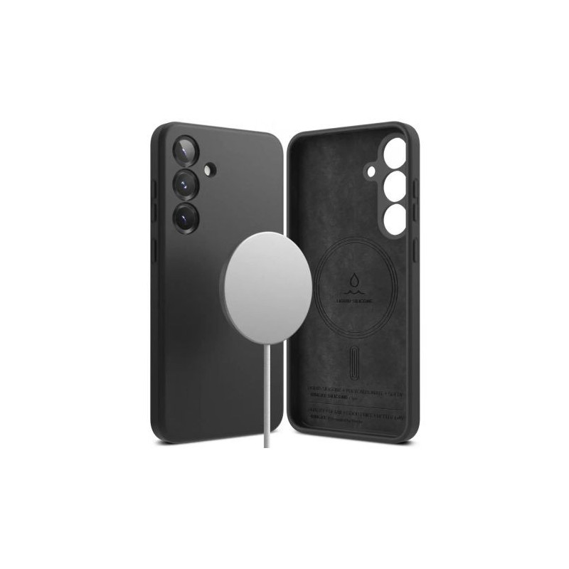 Ringke Galaxy S25 Plus Case Silicone Magnetic Black