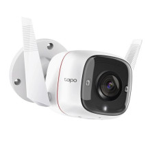 TP-Link Camera Tapo TC65 Wi-Fi Outdoor Security Pan / Tilt, 2K 3MP, Night Vision, White EU