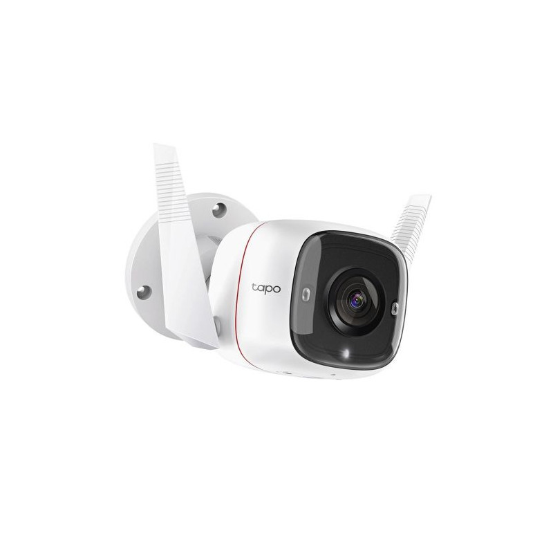 TP-Link Camera Tapo TC65 Wi-Fi Outdoor Security Pan / Tilt, 2K 3MP, Night Vision, White EU