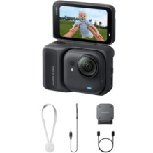 Insta360 GO Ultra Action Camera 4K Standard Bundle Midnight Black EU