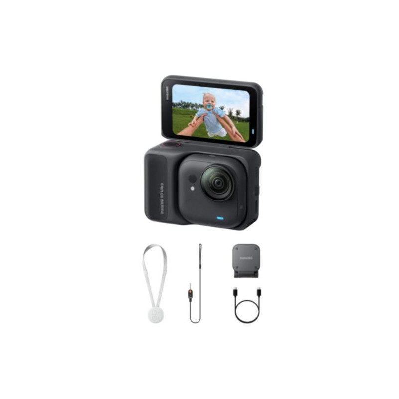 Insta360 GO Ultra Action Camera 4K Standard Bundle Midnight Black EU