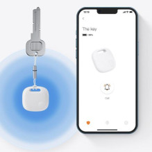 Baseus Home Intelligent T2 Pro Keychain Wireless Key and Other Object Finder BT 5.0 White (FMTP000002)