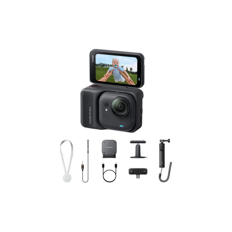 Insta360 GO Ultra Action Camera 4K Creator Bundle Midnight Black EU