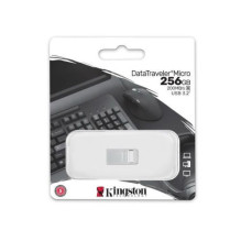 Kingston Pendrive 256GB DataTraveler Micro USB 3.2 Silver EU (DTMC3G2 / 256GB)