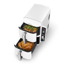 Ninja Foodi Vertical Double Drower Smart Air Fryer 9.5L White EU SL400EU