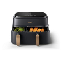 Philips Airfryer 3000 Series Dual Basket NA35200, 9L Black EU
