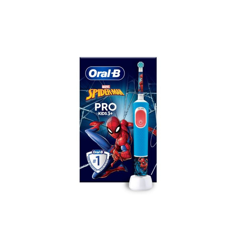 Oral-B Electric Toothbrush Vitality Pro Kids Spider-Man Edition, Blue EU