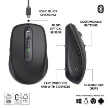 Logitech Mouse Wireless MX Anywhere 3S for Business Graphite EU (910-006929) Logitech Mouse Wireless MX Anywhere 3S for Business Graphite EU (910-006929)