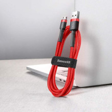 Baseus Micro USB Cafule Cable 2.4A 1m Red + Red (CAMKLF-B09) Baseus Micro USB Cafule Cable 2.4A 1m Red + Red (CAMKLF-B09)