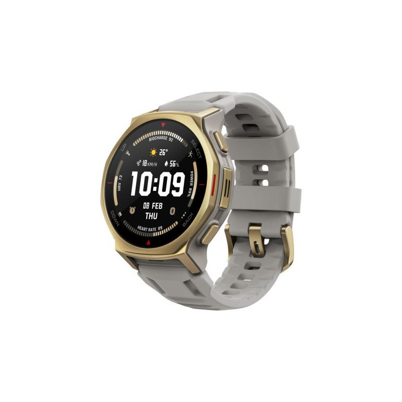 Amazfit T-Rex 3 Pro NFC, 44mm with Silicone Strap, Arctic Gold EU W2548GL2N