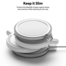 Ringke MagSafe charger Case Slim Matte Clear Ringke MagSafe charger Case Slim Matte Clear