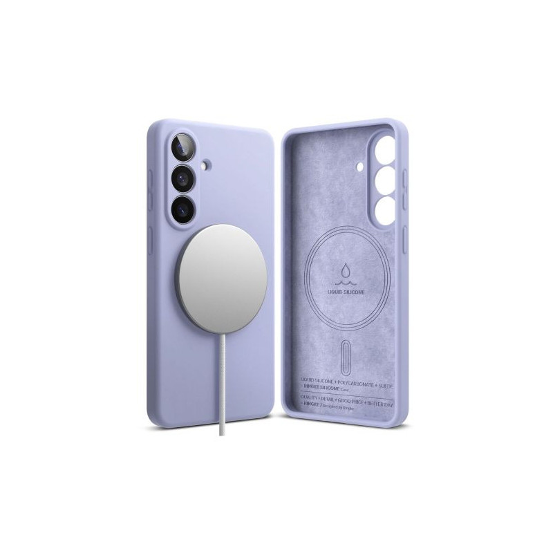 Ringke Galaxy S26 Case Silicone Magnetic Lavender