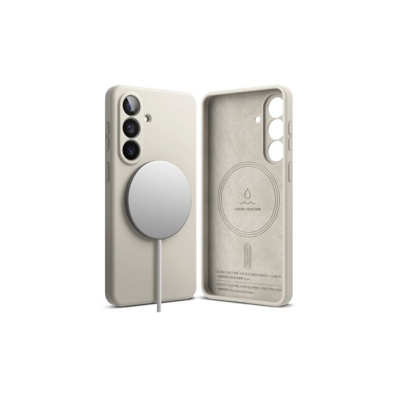 Ringke Galaxy S26 Case Silicone Magnetic Stone