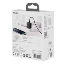 Baseus Travel Charger Compact Quick Charger U+C 20W EU Black (CCXJ-B01) Baseus Travel Charger Compact Quick Charger U+C 20W EU Black (CCXJ-B01)
