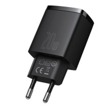 Baseus Travel Charger Compact Quick Charger U+C 20W EU Black (CCXJ-B01) Baseus Travel Charger Compact Quick Charger U+C 20W EU Black (CCXJ-B01)