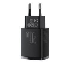 Baseus Travel Charger Compact Quick Charger U+C 20W EU Black (CCXJ-B01) Baseus Travel Charger Compact Quick Charger U+C 20W EU Black (CCXJ-B01)