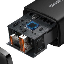 Baseus Travel Charger Compact Quick Charger U+C 20W EU Black (CCXJ-B01) Baseus Travel Charger Compact Quick Charger U+C 20W EU Black (CCXJ-B01)