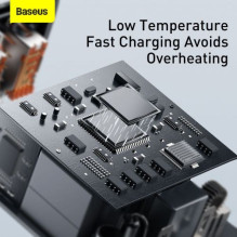 Baseus Travel Charger Compact Quick Charger U+U+C PD3.0, QC 3.0 30W EU Black (CCXJ-E01)