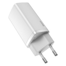 Baseus Travel Charger GaN2 Lite Quick Charger C+U QC 3.0 PD 3.0 65W EU White (CCGAN2L-B02) Baseus Travel Charger GaN2 Lite Quick Charger C+U QC 3.0 PD 3.0 65W EU White (CCGAN2L-B02)