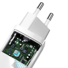 Baseus Travel Charger GaN2 Lite Quick Charger C+U QC 3.0 PD 3.0 65W EU White (CCGAN2L-B02) Baseus Travel Charger GaN2 Lite Quick Charger C+U QC 3.0 PD 3.0 65W EU White (CCGAN2L-B02)