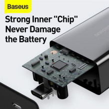 Baseus Travel Charger Speed Mini 1C Quick Charger 20W EU Black (CCFS-SN01) Baseus Travel Charger Speed Mini 1C Quick Charger 20W EU Black (CCFS-SN01)