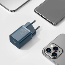 Baseus Travel Charger set Super Si 1C PD Fast charger 20W Blue EU (CCSUP-B03) Baseus Travel Charger set Super Si 1C PD Fast charger 20W Blue EU (CCSUP-B03)