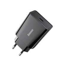Baseus Travel Charger Speed Mini 1C Quick Charger 20W EU Black (CCFS-SN01) Baseus Travel Charger Speed Mini 1C Quick Charger 20W EU Black (CCFS-SN01)