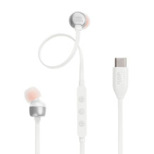 JBL Tune 310C Pure Bass In-Ear Headphones, (Type-C), White EU JBL Tune 310C Pure Bass In-Ear Headphones, (Type-C), White EU