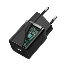 Baseus Travel Charger Super Si 1C Quick Charger PD 30W EU Black (CCSUP-J01) Baseus Travel Charger Super Si 1C Quick Charger PD 30W EU Black (CCSUP-J01)
