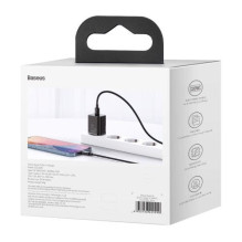 Baseus Travel Charger set Super Si 1C PD Fast charger 20W EU Black (CCSUP-B01) Baseus Travel Charger set Super Si 1C PD Fast charger 20W EU Black (CCSUP-B01)