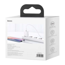 Baseus Travel Charger set Super Si 1C PD Fast charger 20W EU White (CCSUP-B02) Baseus Travel Charger set Super Si 1C PD Fast charger 20W EU White (CCSUP-B02)
