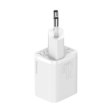 Baseus Travel Charger set Super Si 1C PD Fast charger 20W EU White (CCSUP-B02) Baseus Travel Charger set Super Si 1C PD Fast charger 20W EU White (CCSUP-B02)
