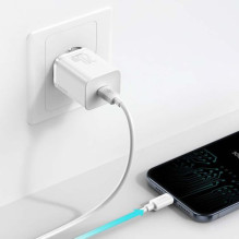 Baseus Travel Charger set Super Si 1C PD Fast charger 20W EU White (CCSUP-B02) Baseus Travel Charger set Super Si 1C PD Fast charger 20W EU White (CCSUP-B02)