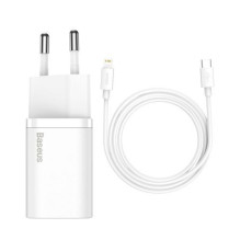 Baseus Travel Charger Super Si 1C Quick Charger PD 30W EU White (CCSUP-J02) Baseus Travel Charger Super Si 1C Quick Charger PD 30W EU White (CCSUP-J02)